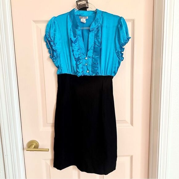 $5 SALE blue and black Celine by champion dress - Picture 1 of 8